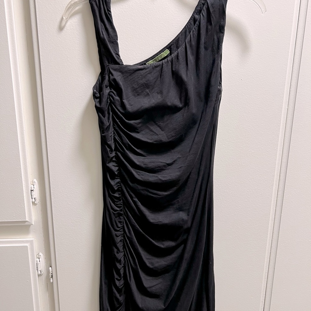 Black mini dress